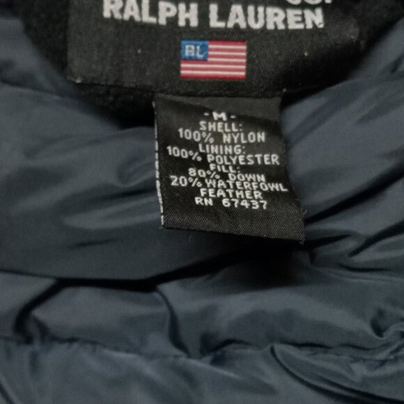 Polo Jeans Co. Reversible (2 in 1)  Down Jacket Vintage  Ralph Lauren (M) - Picture 16 of 16
